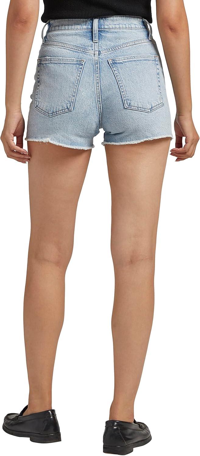 image:imageSilver Jeans Co Womens Beau High Rise ShortMed Wash Rcs271
