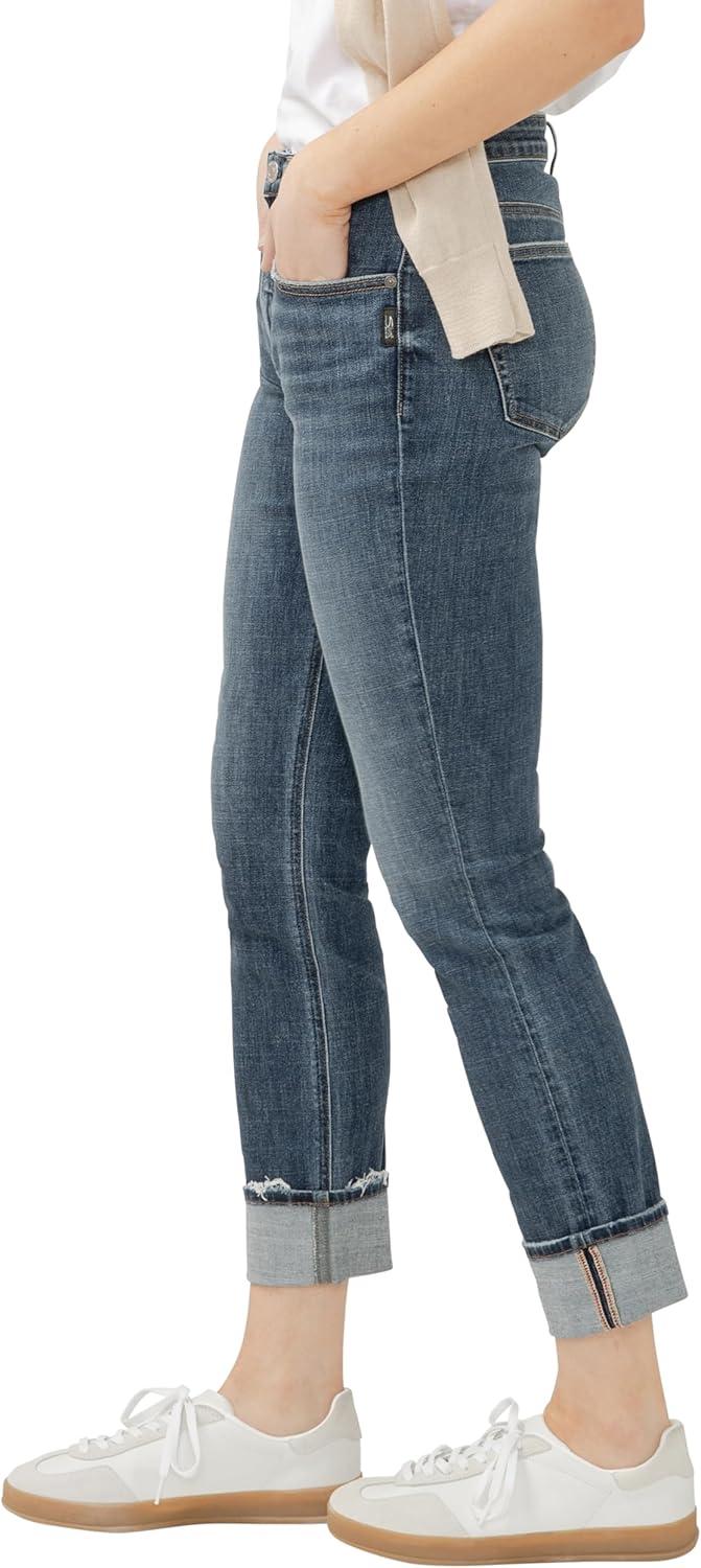 image:imageSilver Jeans Co Womens Beau High Rise Slim Leg JeansAria
