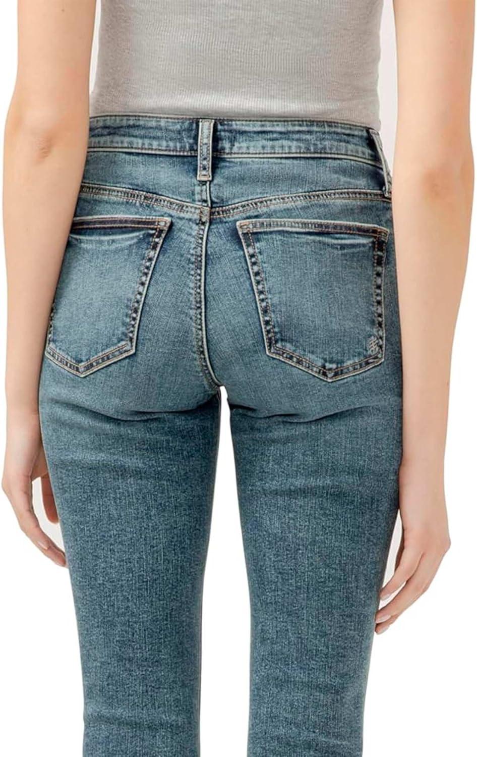 image:imageSilver Jeans Co Womens Beau High Rise Slim Leg JeansMed Wash Sia327