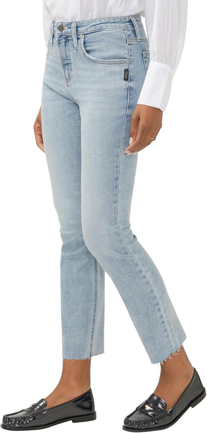 image:imageSilver Jeans Co Womens Beau High Rise Slim Leg JeansSymphony