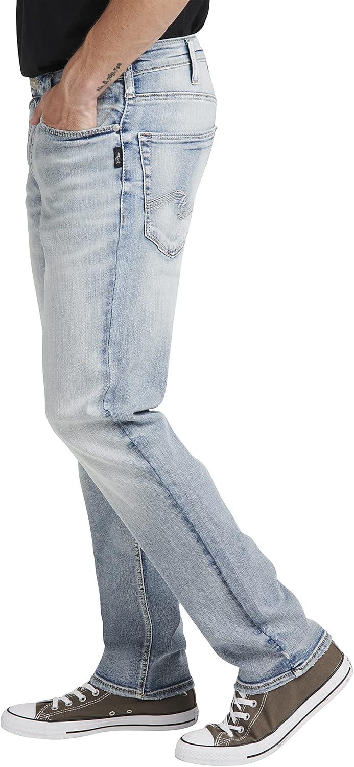image:imageSilver Jeans Co Womens Big amp Tall Eddie Athletic Fit Tapered Leg Jeans LegacyLight Wash Scv194
