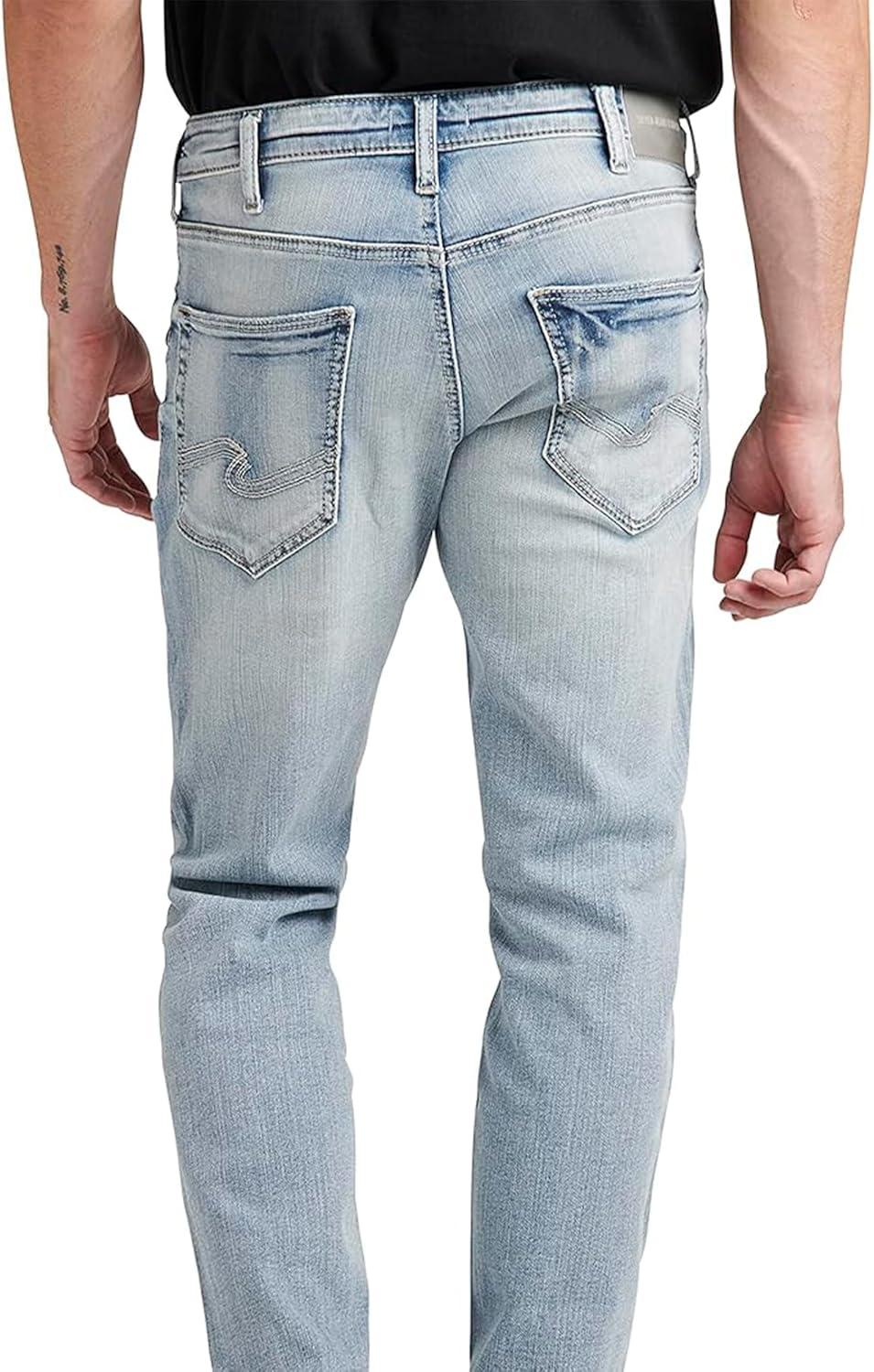 image:imageSilver Jeans Co Womens Big amp Tall Eddie Athletic Fit Tapered Leg Jeans LegacyLight Wash Scv194