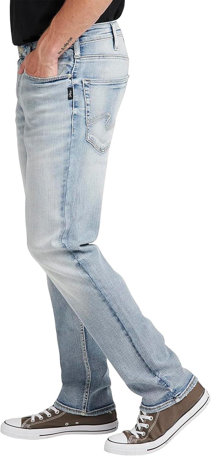 image:imageSilver Jeans Co Womens Big amp Tall Eddie Athletic Fit Tapered Leg Jeans LegacyLight Wash Scv194