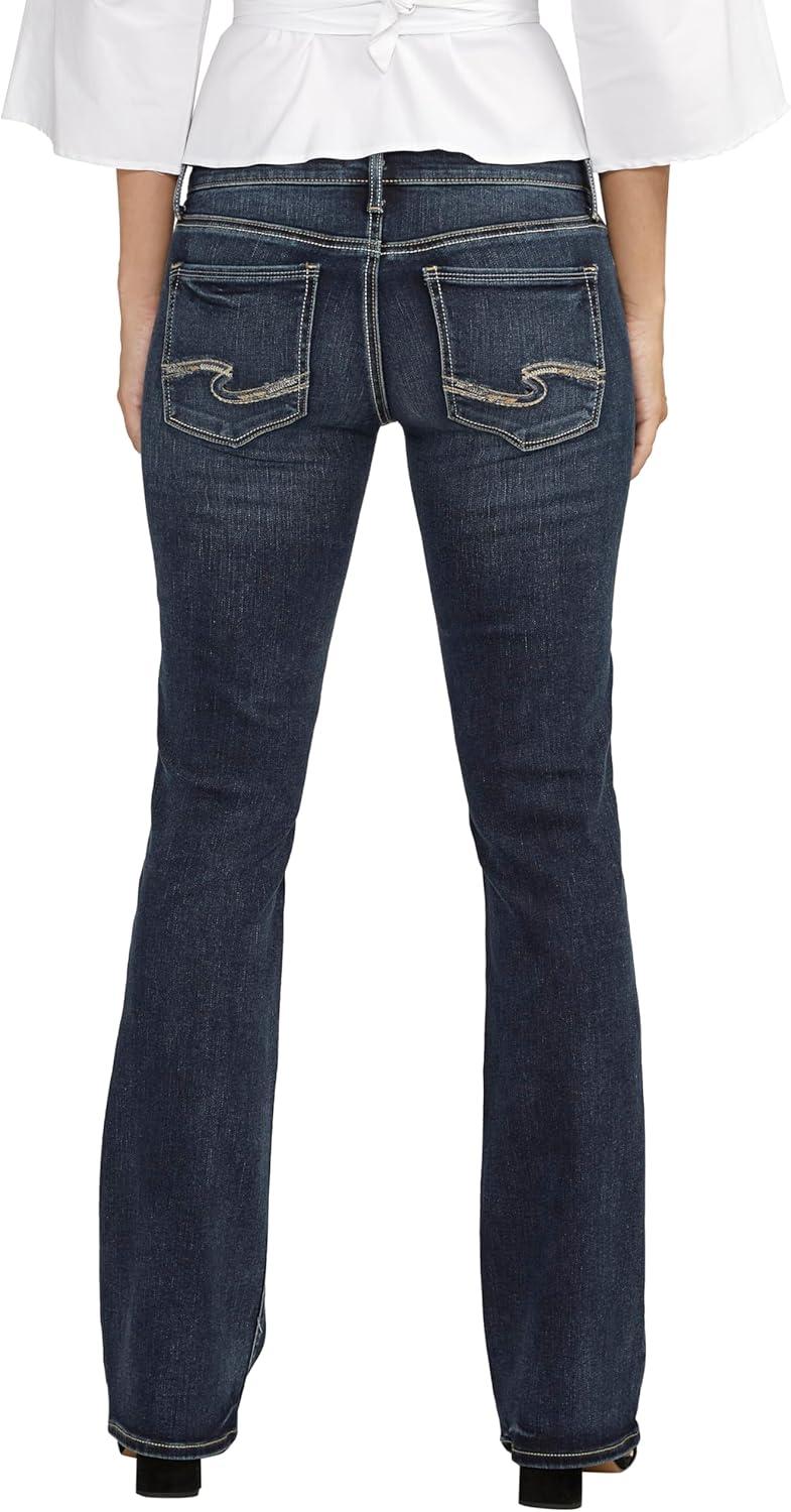 image:imageSilver Jeans Co Womens Britt Low Rise Curvy Fit Slim Bootcut JeansIndigo