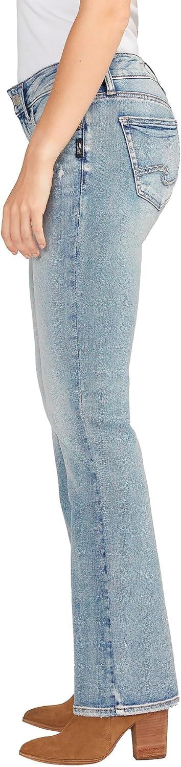 image:imageSilver Jeans Co Womens Britt Low Rise Curvy Fit Slim Bootcut JeansMed Wash Scv211
