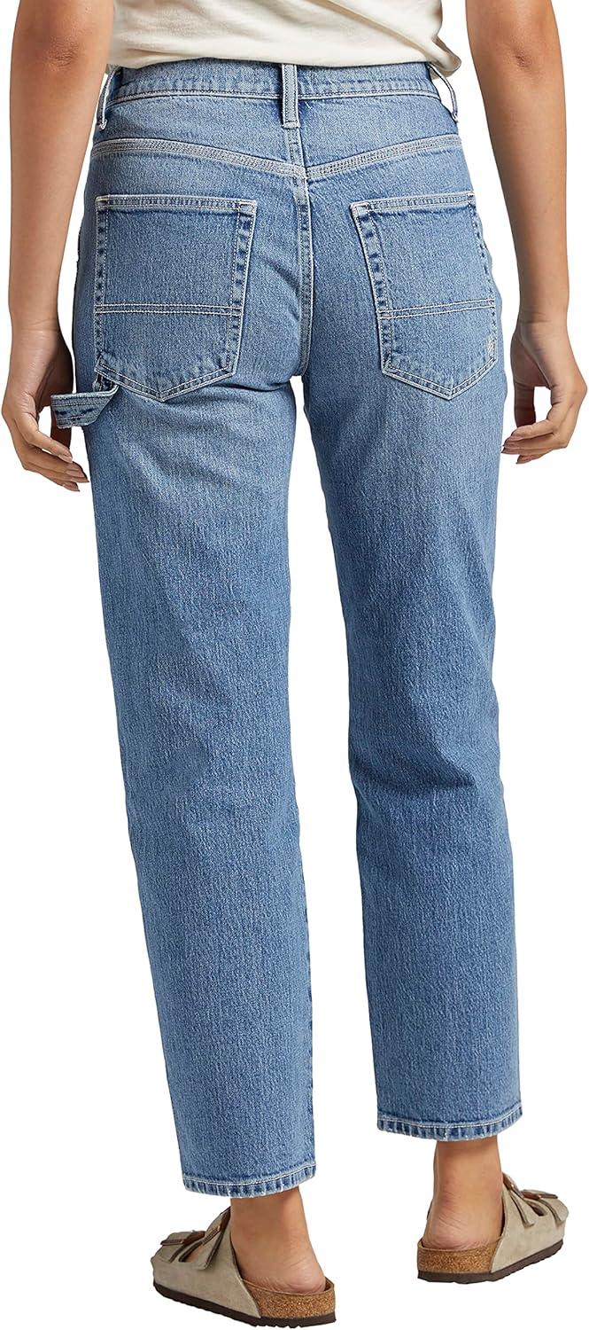 image:imageSilver Jeans Co Womens High Rise Straight Leg Carpenter JeansMed Wash Rcs224