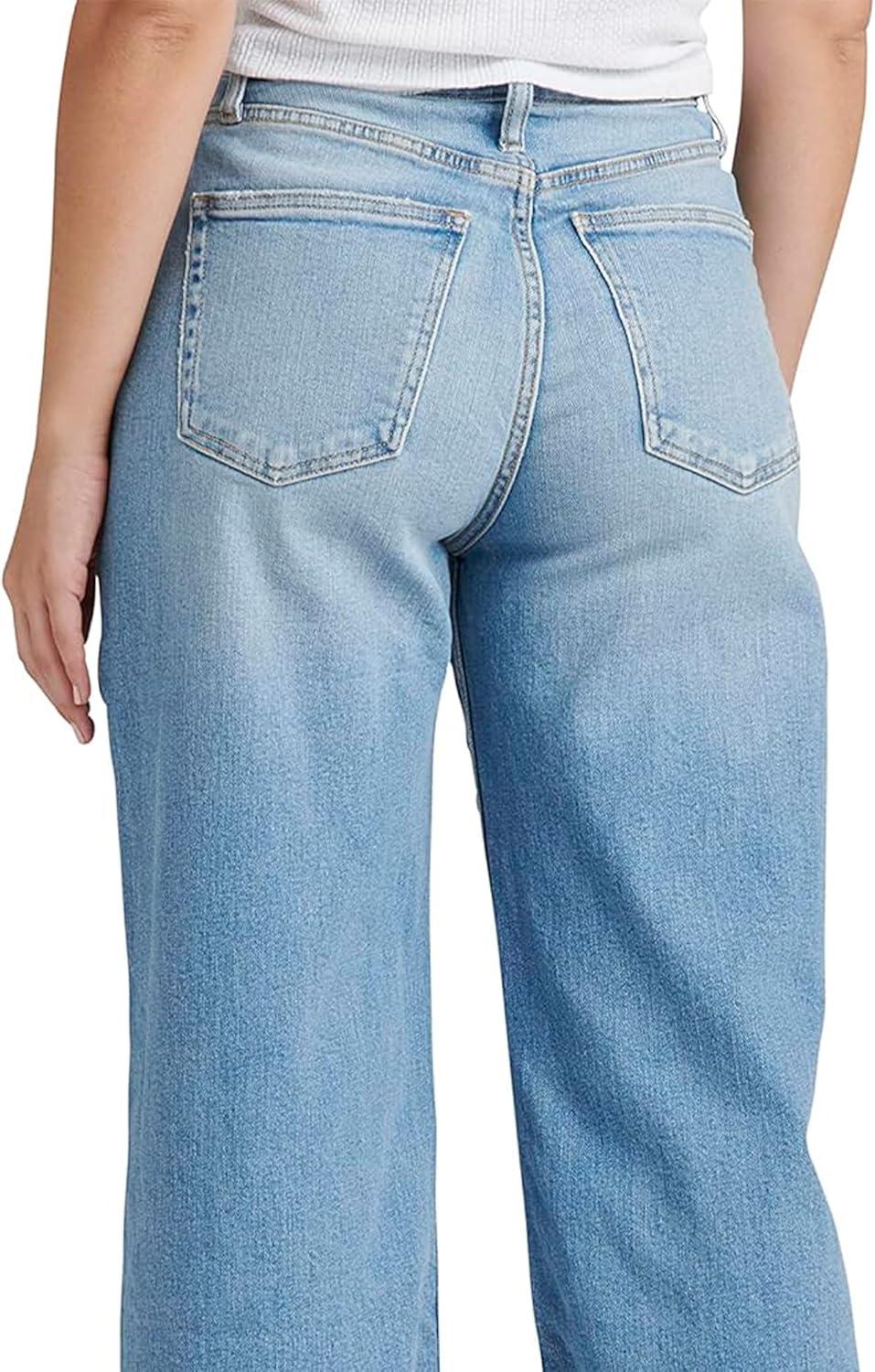 image:imageSilver Jeans Co Womens Highly Desirable High Rise Loose Leg Jeans
