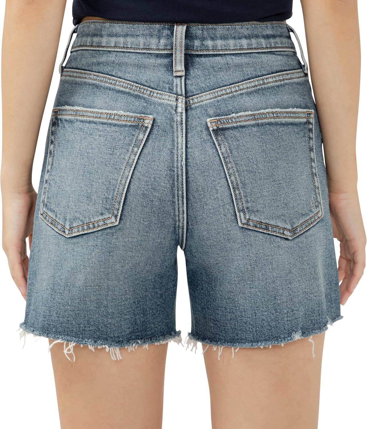 image:imageSilver Jeans Co Womens Highly Desirable High Rise ShortDark Wash