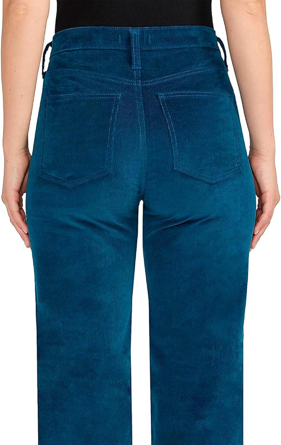 image:imageSilver Jeans Co Womens Highly Desirable High Rise Trouser Leg PantsTeal