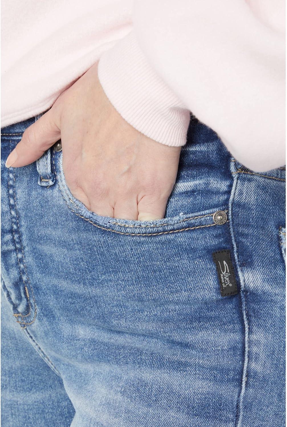 image:imageSilver Jeans Co Womens Infinite Fit High Rise Skinny Leg JeansIndigo Inf292