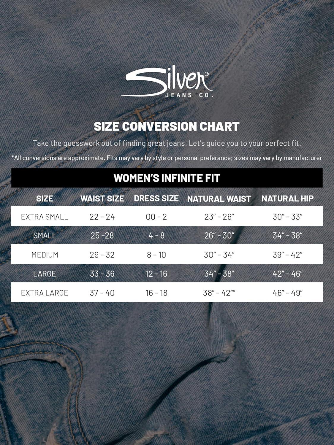 image:imageSilver Jeans Co Womens Infinite Fit High Rise Skinny Leg JeansIndigo Inf301