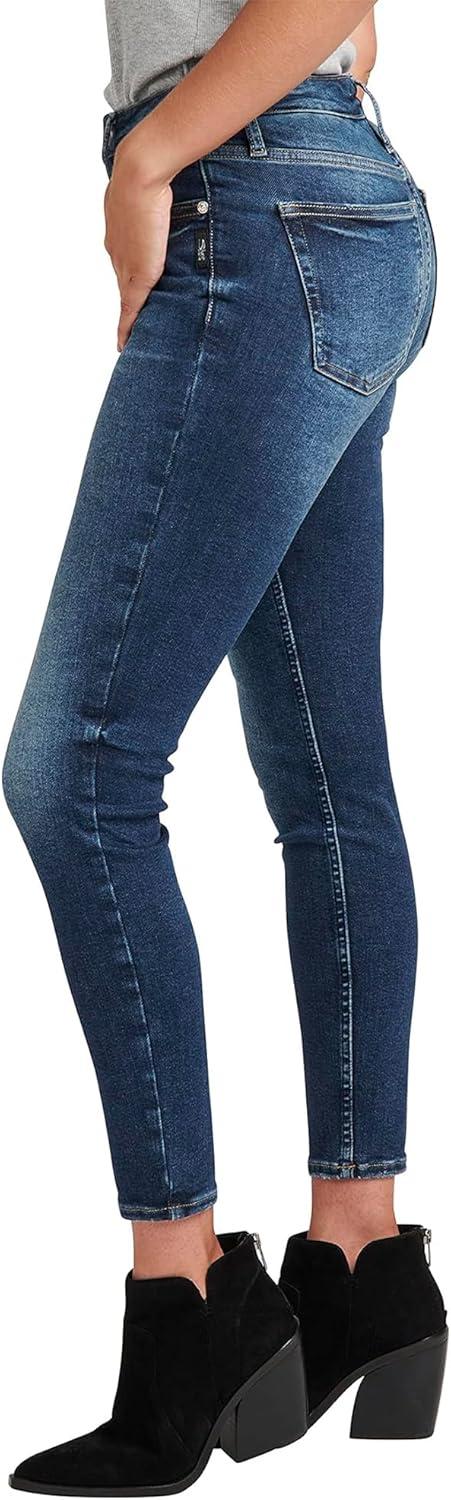 image:imageSilver Jeans Co Womens Infinite Fit High Rise Skinny Leg JeansIndigo Inf301
