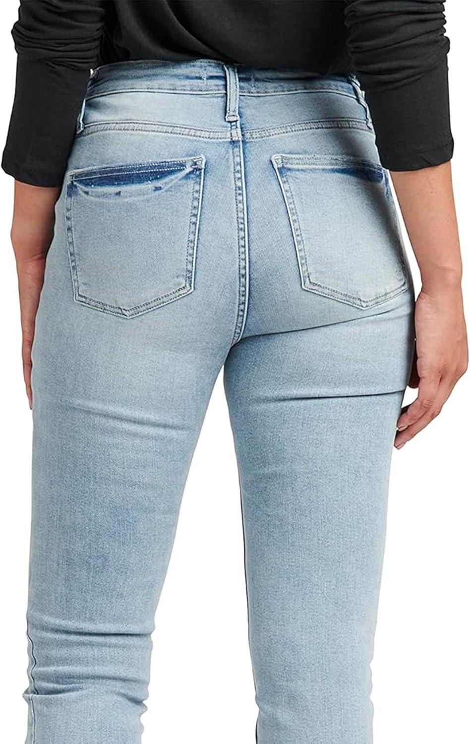image:imageSilver Jeans Co Womens Infinite Fit High Rise Skinny Leg JeansLight Wash Inf110