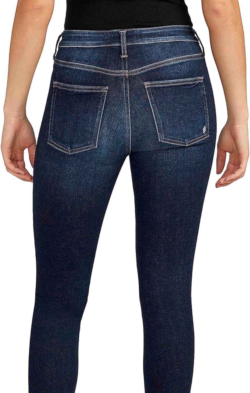 image:imageSilver Jeans Co Womens Infinite Fit Mid Rise Skinny Leg JeansDark Wash Inf487