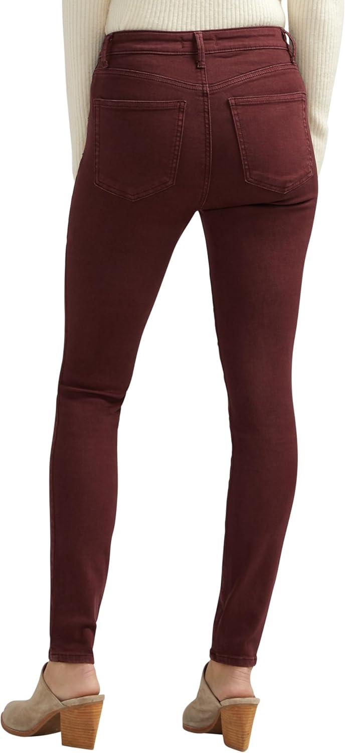 image:imageSilver Jeans Co Womens Isbister High Rise Skinny Leg JeansBordeaux