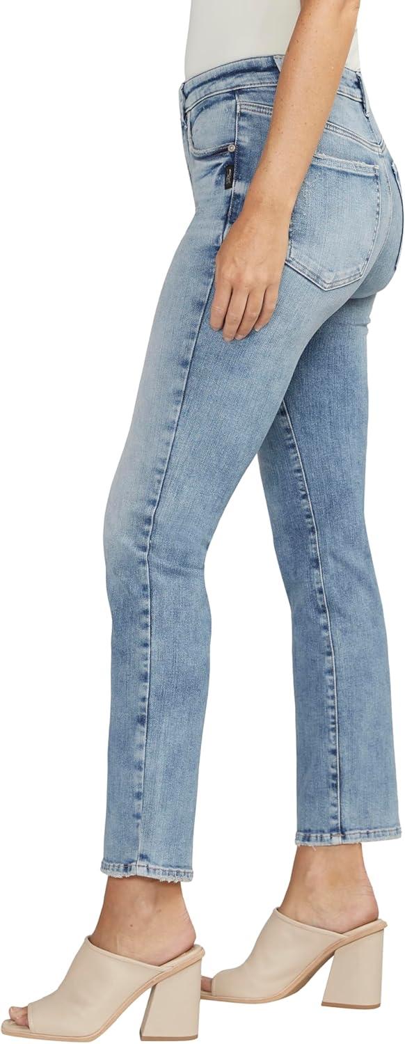 image:imageSilver Jeans Co Womens Isbister High Rise Straight Leg JeansIndigo