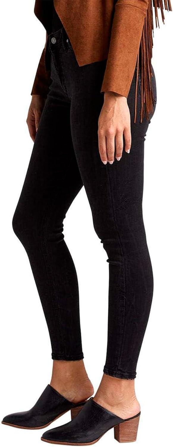 image:imageSilver Jeans Co Womens Most Wanted Mid Rise Skinny Fit JeansBlack