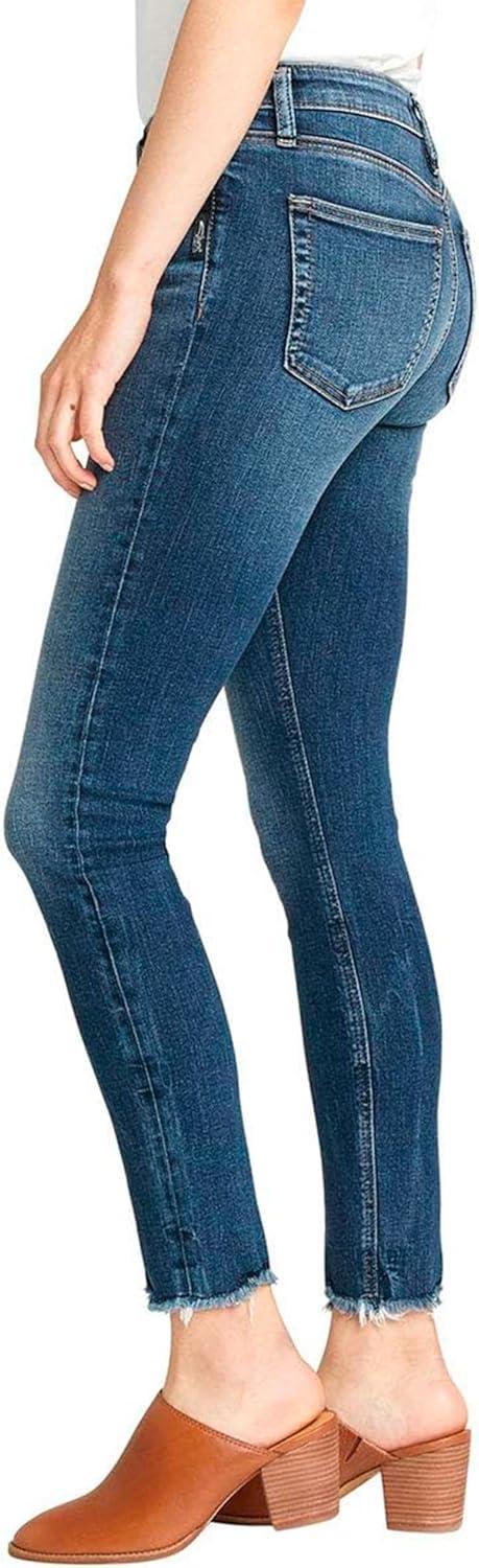 image:imageSilver Jeans Co Womens Most Wanted Mid Rise Skinny Fit JeansDark Indigo Wash