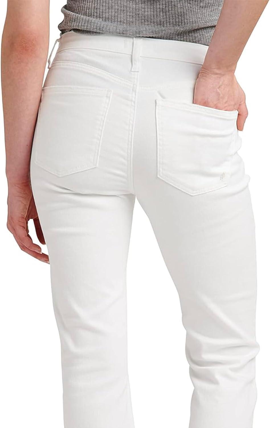 image:imageSilver Jeans Co Womens Most Wanted Mid Rise Straight Crop JeansOff White Stf012