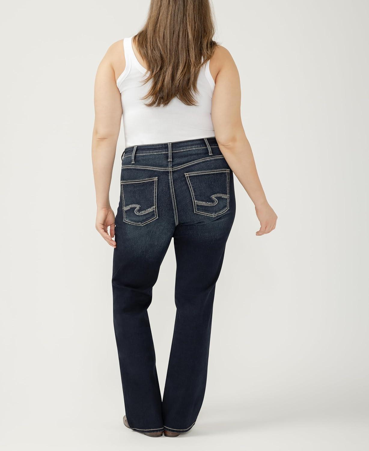 image:imageSilver Jeans Co Womens Plus Size Avery High Rise Slim Bootcut JeansDakota