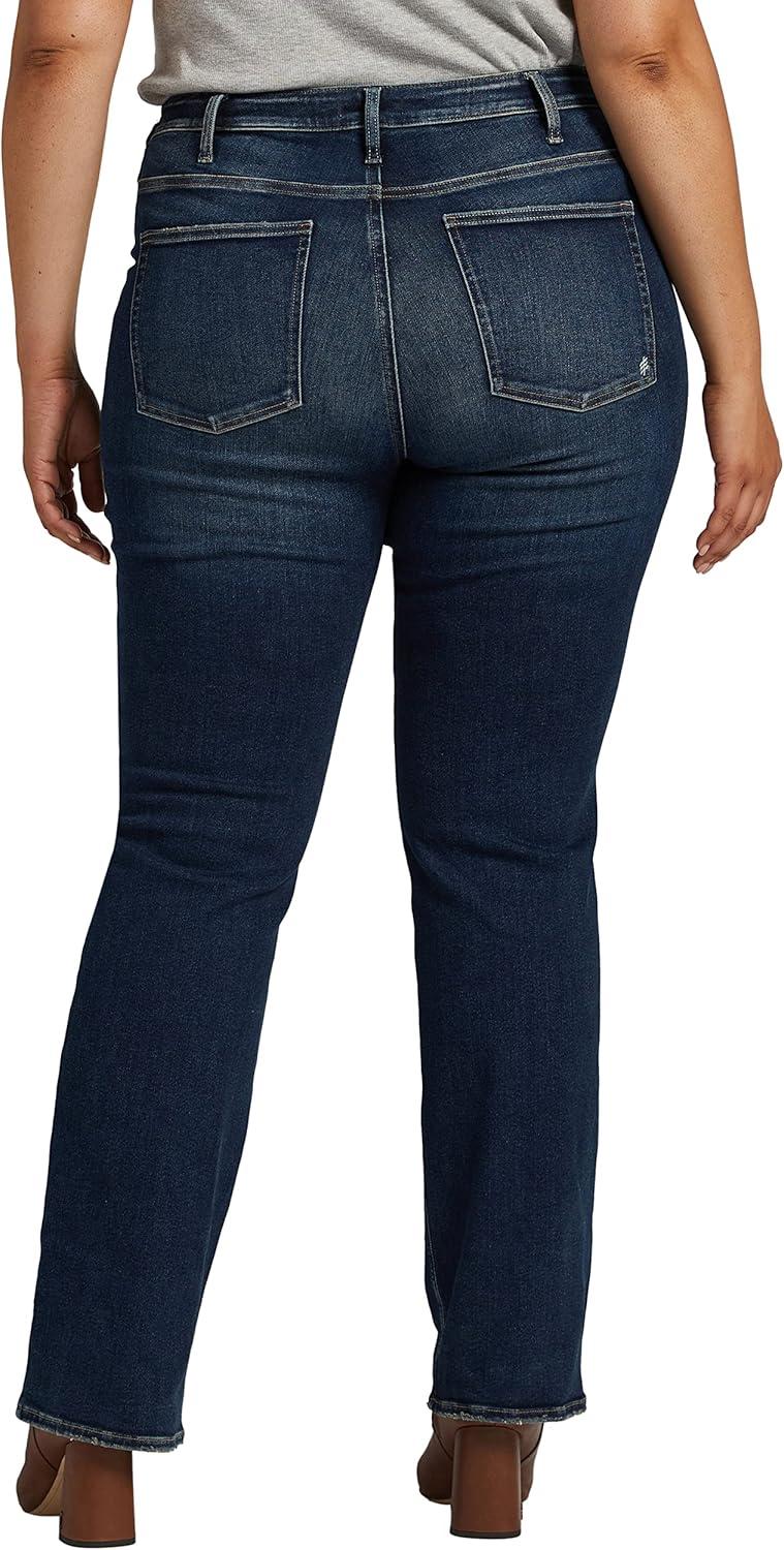 image:imageSilver Jeans Co Womens Plus Size Infinite Fit High Rise Bootcut JeansLegacyMed Wash Inf353