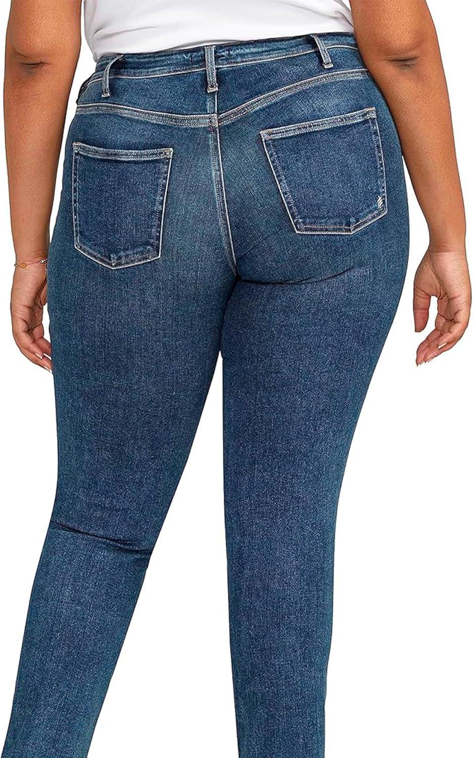 image:imageSilver Jeans Co Womens Plus Size Infinite Fit Mid Rise Straight Leg JeansMed Wash Inf345
