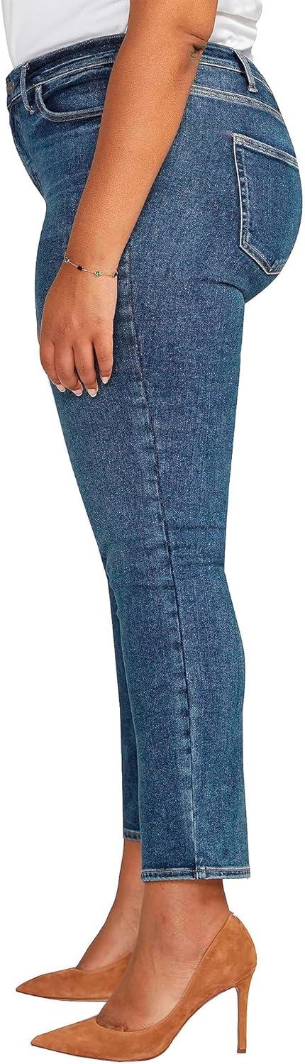 image:imageSilver Jeans Co Womens Plus Size Infinite Fit Mid Rise Straight Leg JeansMed Wash Inf345