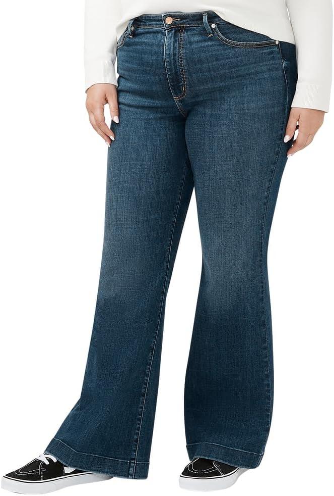 image:imageSilver Jeans Co Womens Plus Size Isbister High Rise Flare Leg JeansFlare Leg Indigo