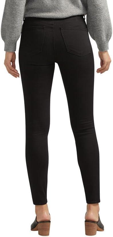 image:imageSilver Jeans Co Womens Plus Size Isbister High Rise Skinny Leg JeansLuxe Stretch Black