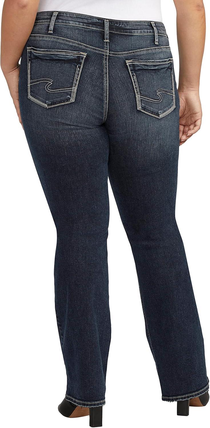 image:imageSilver Jeans Co Womens Plus Size Suki Mid Rise Bootcut JeansDark Wash Edb475