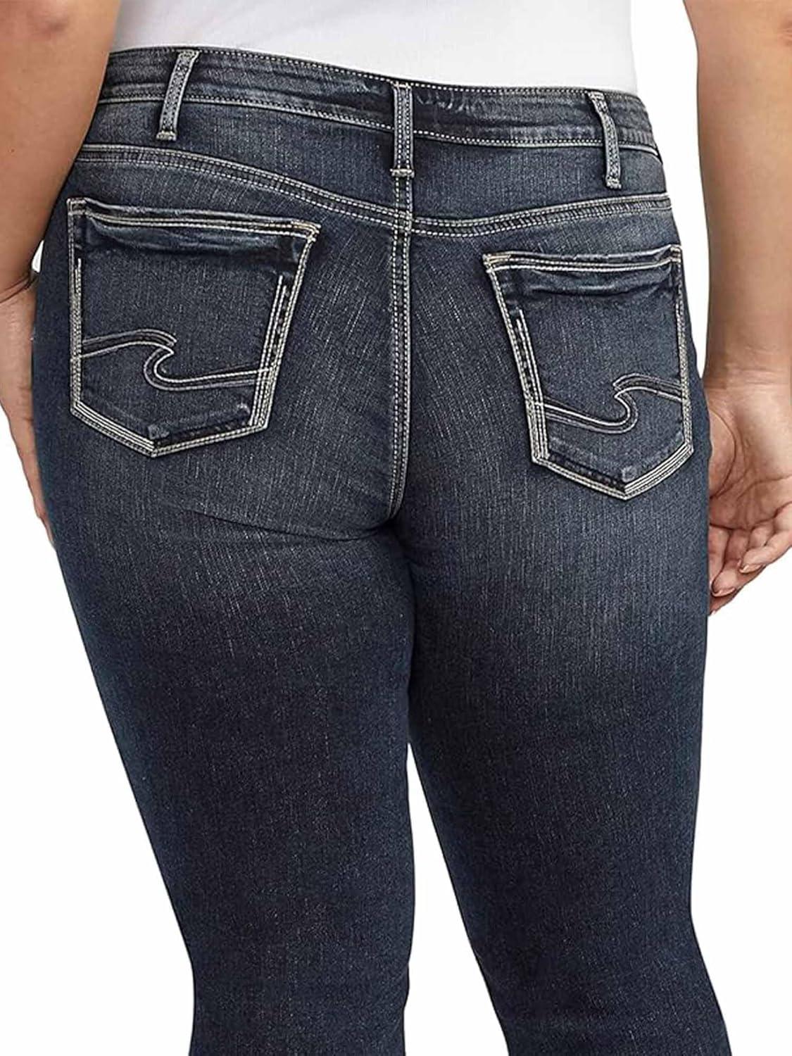 image:imageSilver Jeans Co Womens Plus Size Suki Mid Rise Bootcut JeansDark Wash Edb475