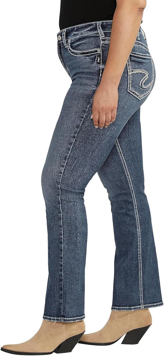 image:imageSilver Jeans Co Womens Plus Size Suki Mid Rise Bootcut JeansMed Wash Ecf365