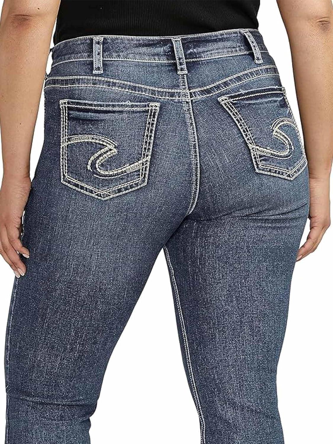image:imageSilver Jeans Co Womens Plus Size Suki Mid Rise Bootcut JeansMed Wash Ecf365