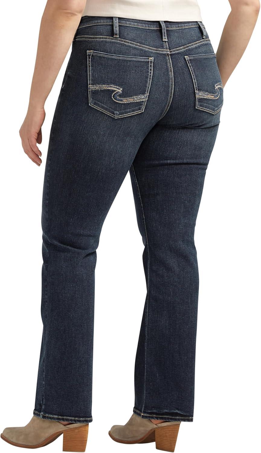 image:imageSilver Jeans Co Womens Plus Size Suki Mid Rise Curvy Fit Bootcut JeansIndigo