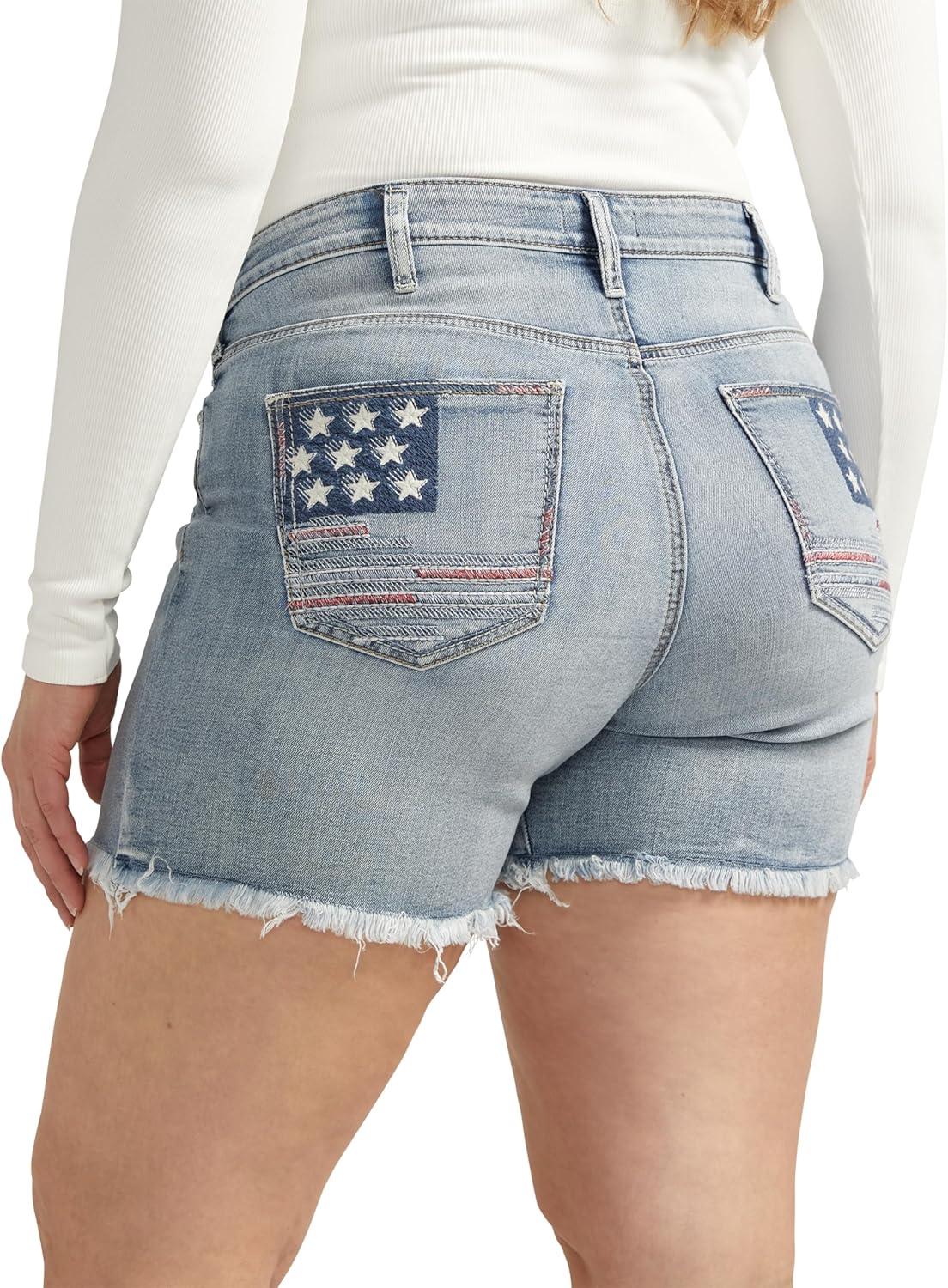 image:imageSilver Jeans Co Womens Plus Size Suki Mid Rise Curvy Fit ShortIndigo