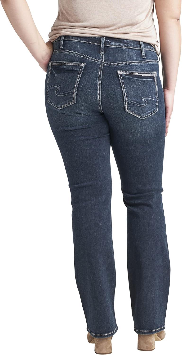 image:imageSilver Jeans Co Womens Plus Size Suki Mid Rise Slim Bootcut JeansDark Indigo Rinse