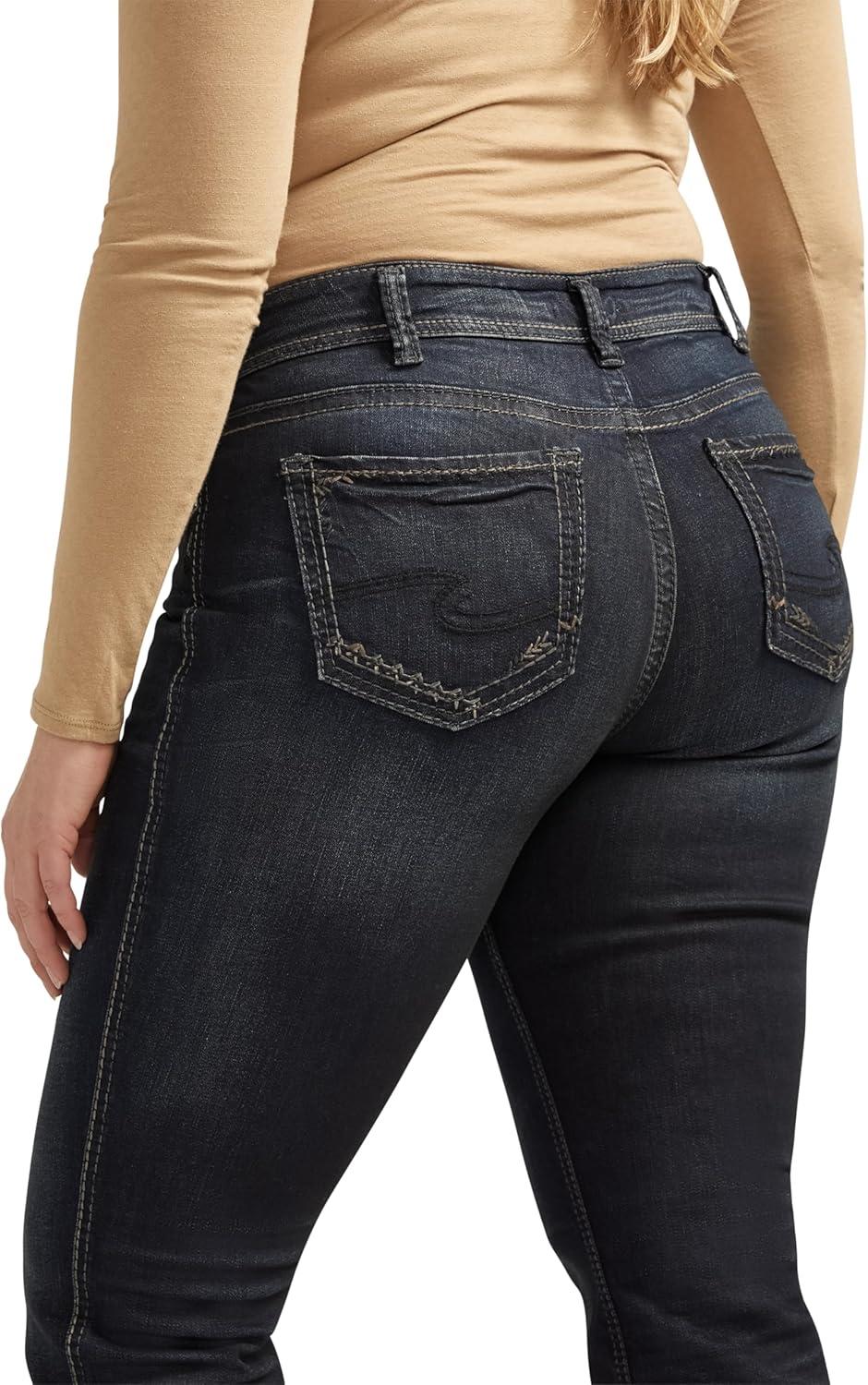image:imageSilver Jeans Co Womens Plus Size Suki Mid Rise Slim Bootcut JeansDark Wash Ssx405