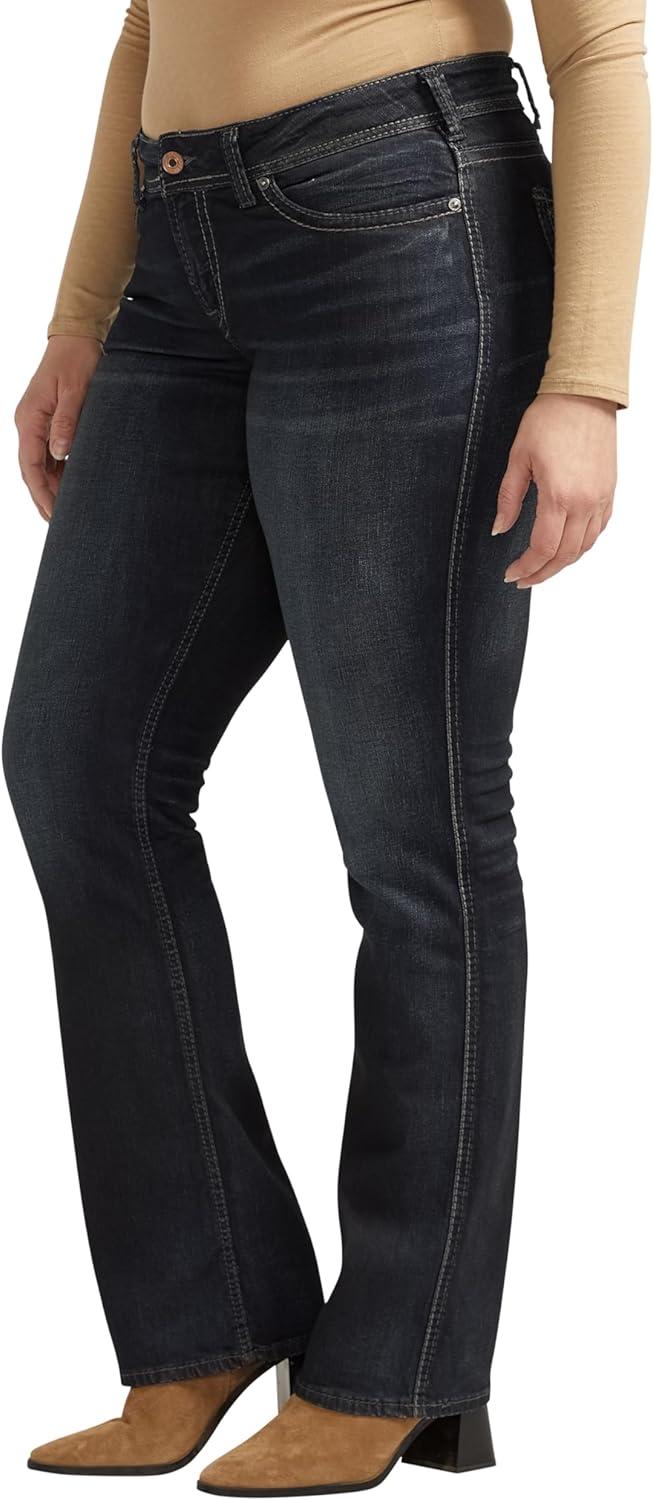 image:imageSilver Jeans Co Womens Plus Size Suki Mid Rise Slim Bootcut JeansDark Wash Ssx405