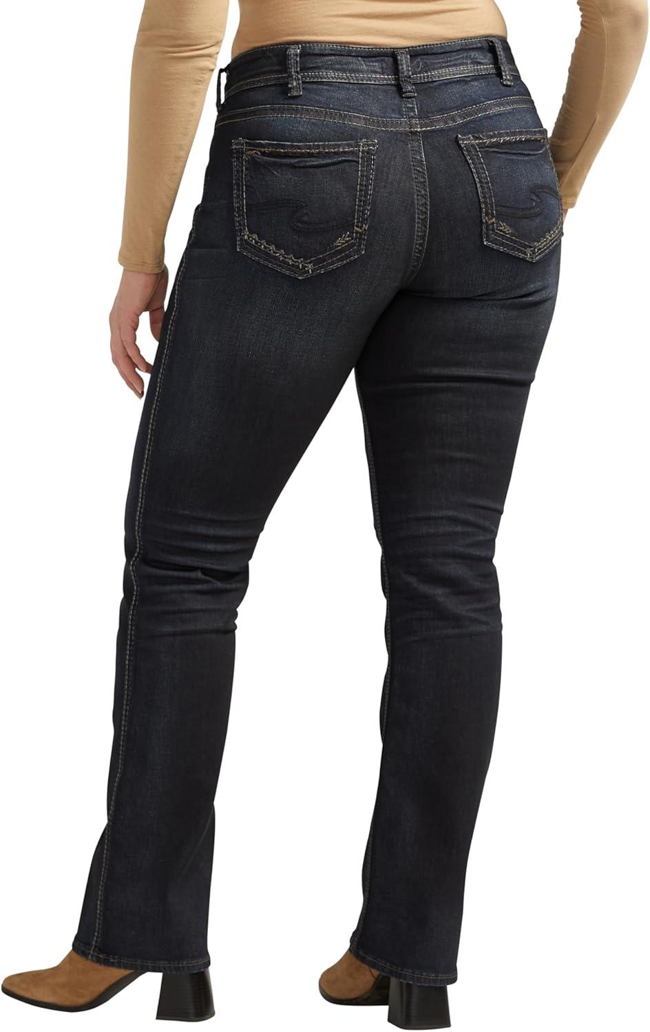 image:imageSilver Jeans Co Womens Plus Size Suki Mid Rise Slim Bootcut JeansDark Wash Ssx405