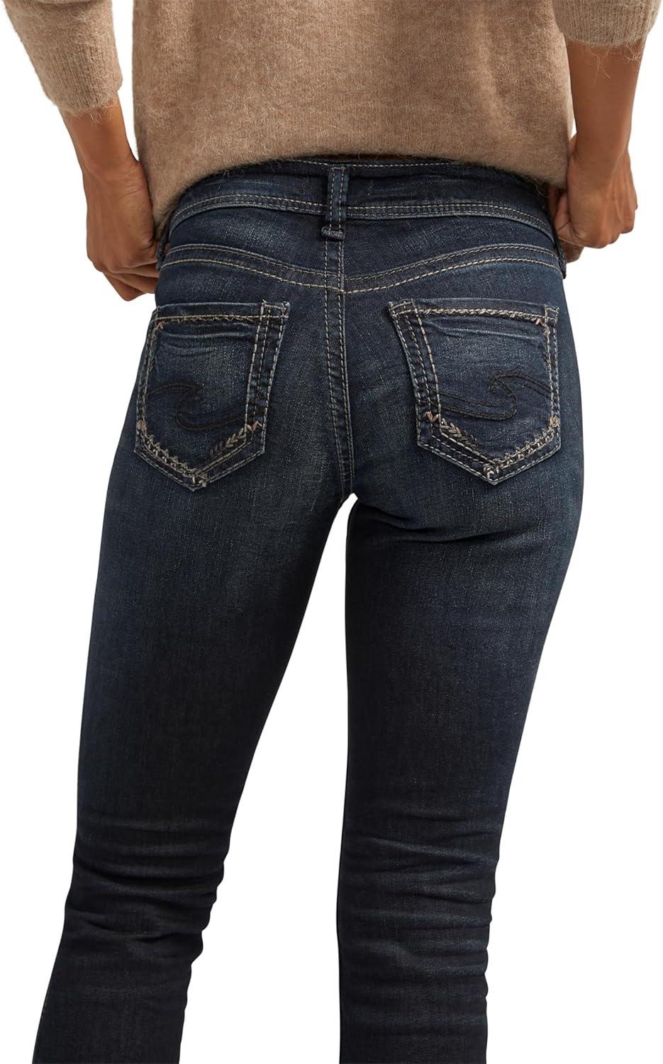 image:imageSilver Jeans Co Womens Plus Size Suki Mid Rise Slim Bootcut JeansGrey Dark Indigo Rinse