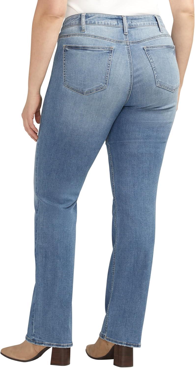 image:imageSilver Jeans Co Womens Plus Size Suki Mid Rise Slim Bootcut JeansMed Wash Cvs253
