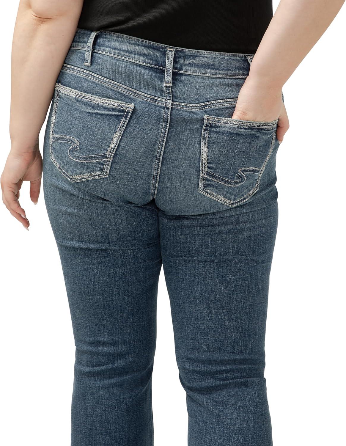 image:imageSilver Jeans Co Womens Plus Size Suki Mid Rise Slim Bootcut JeansMed Wash Ecf340