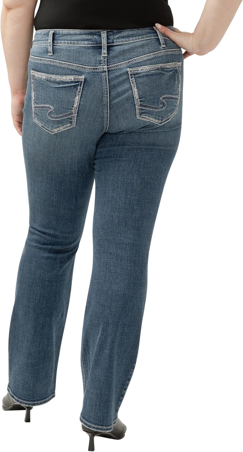image:imageSilver Jeans Co Womens Plus Size Suki Mid Rise Slim Bootcut JeansMed Wash Ecf340