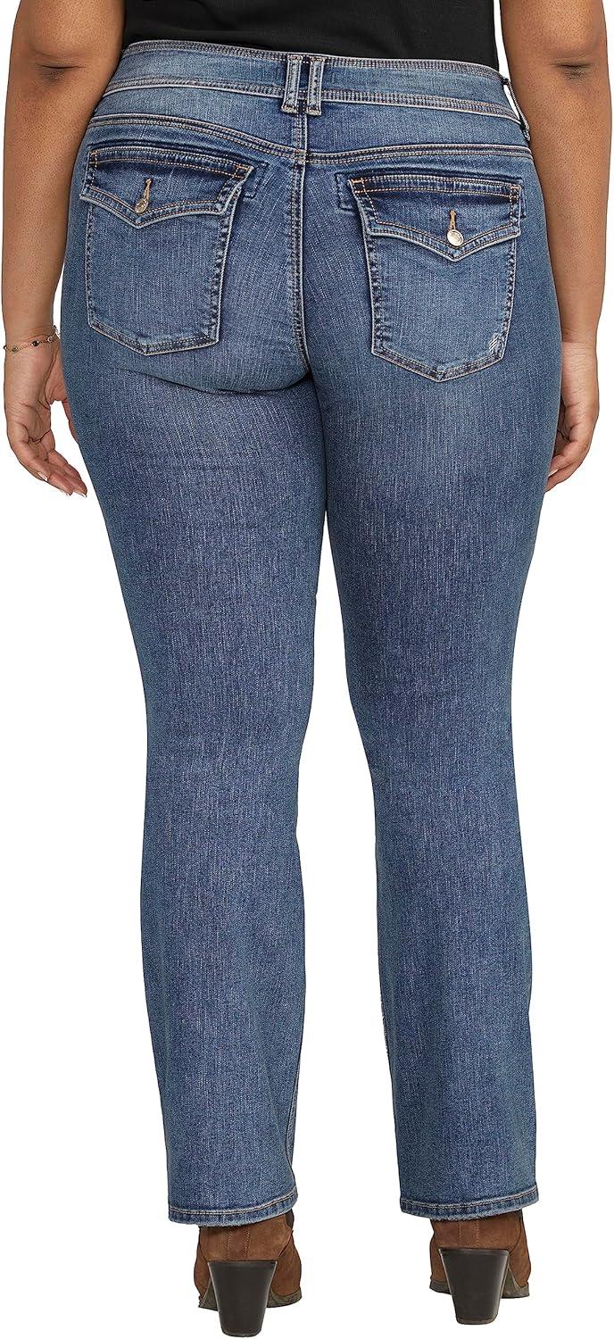 image:imageSilver Jeans Co Womens Plus Size Suki Mid Rise Slim Bootcut JeansMed Wash Edb336