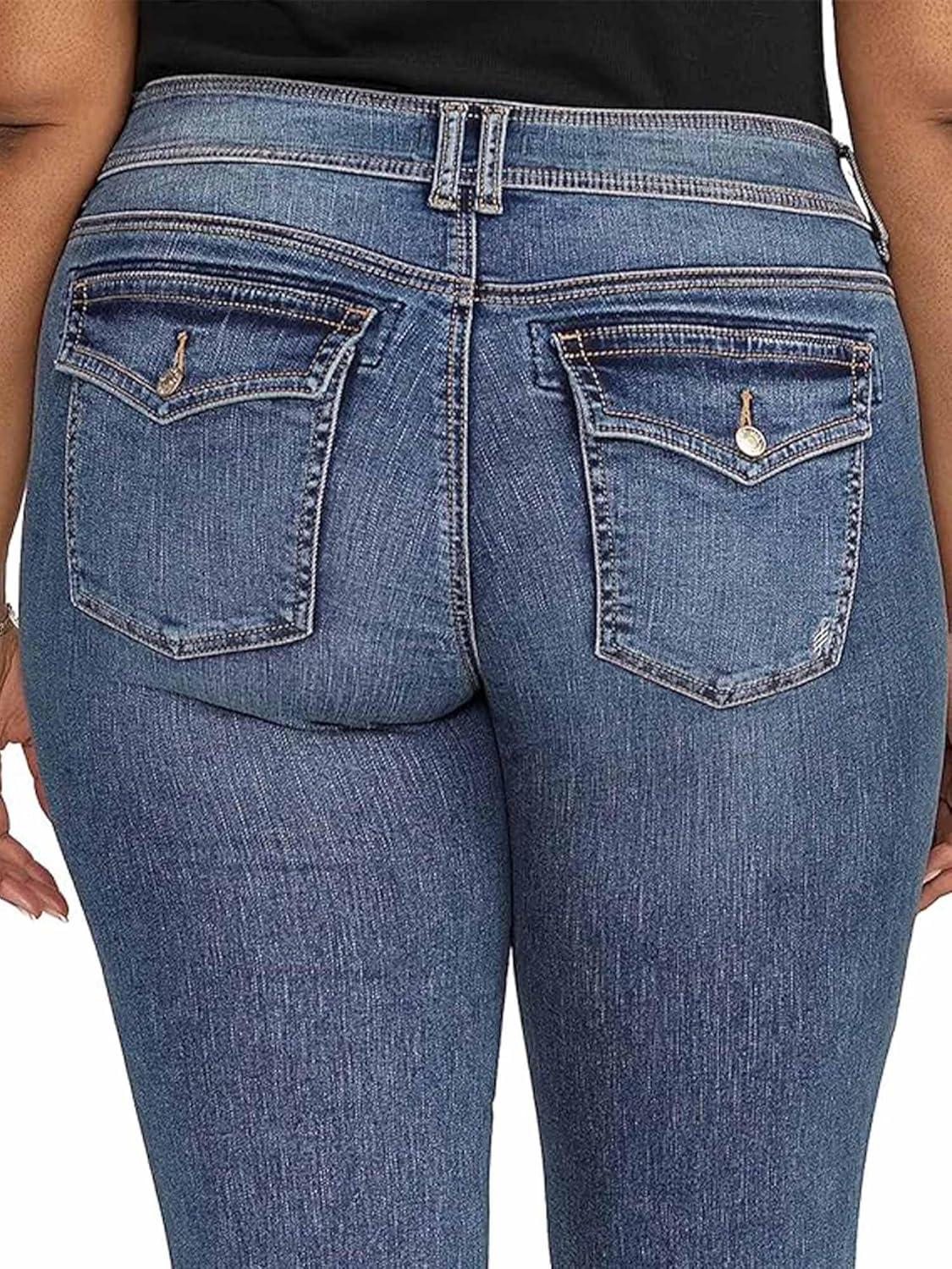 image:imageSilver Jeans Co Womens Plus Size Suki Mid Rise Slim Bootcut JeansMed Wash Edb336