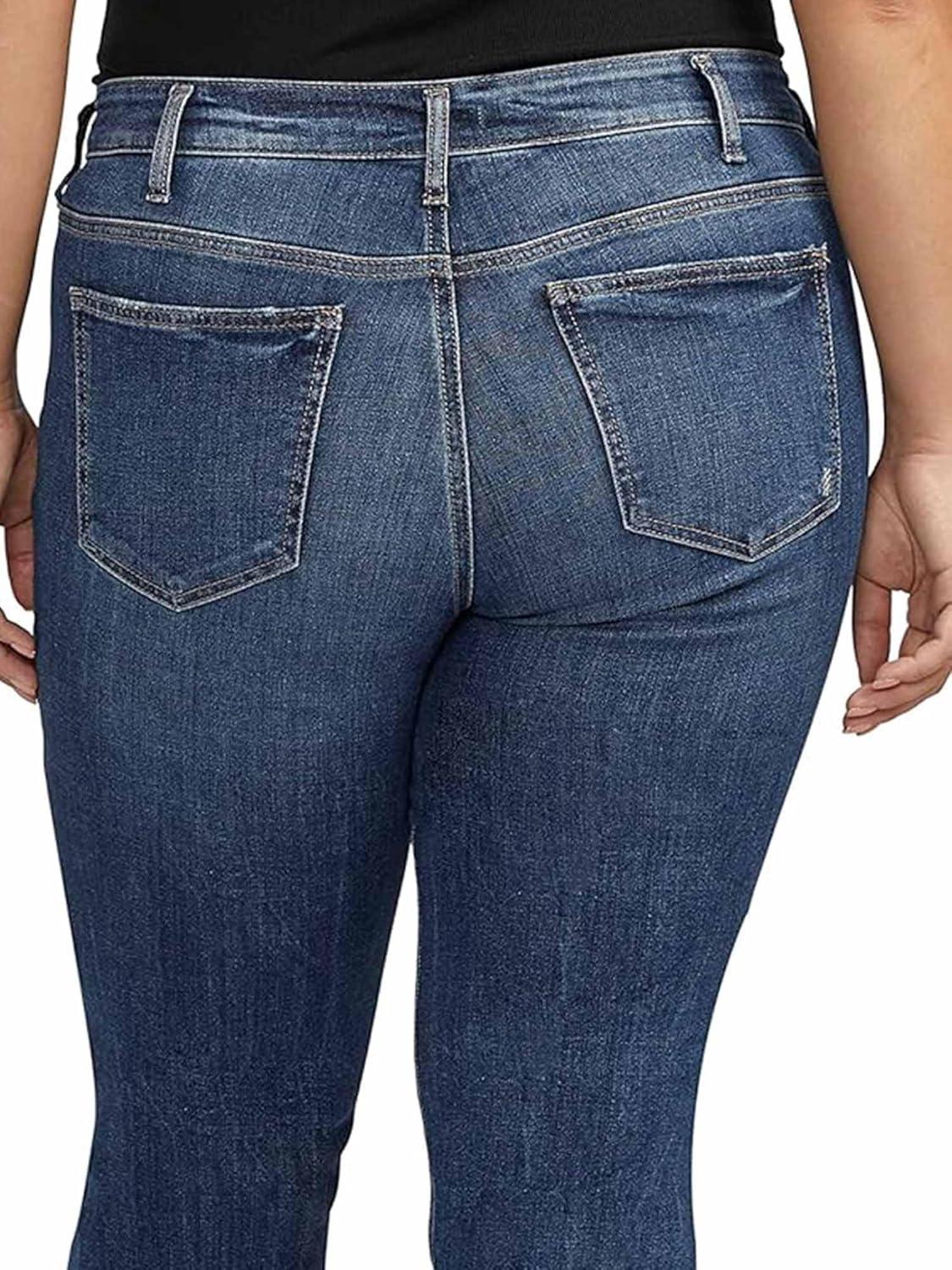 image:imageSilver Jeans Co Womens Plus Size Suki Mid Rise Slim Bootcut JeansMed Wash Ekc391
