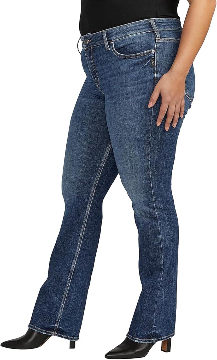 image:imageSilver Jeans Co Womens Plus Size Suki Mid Rise Slim Bootcut JeansMed Wash Ekc391