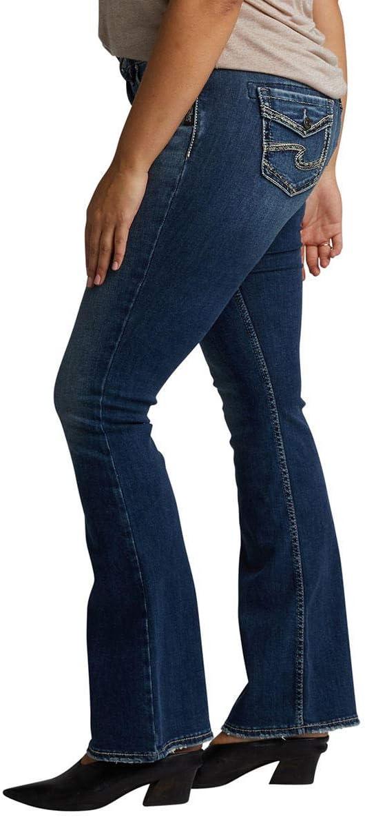 image:imageSilver Jeans Co Womens Plus Size Suki Mid Rise Slim Bootcut JeansPower Stretch Dark Wash