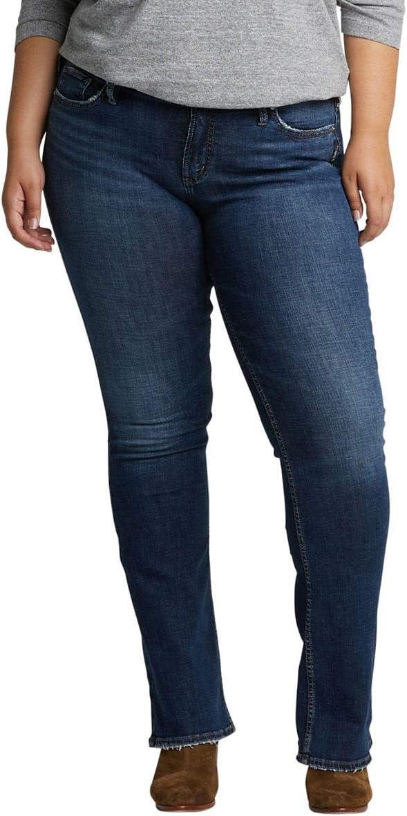 image:imageSilver Jeans Co Womens Plus Size Suki Mid Rise Slim Bootcut JeansVintage Dark Wash