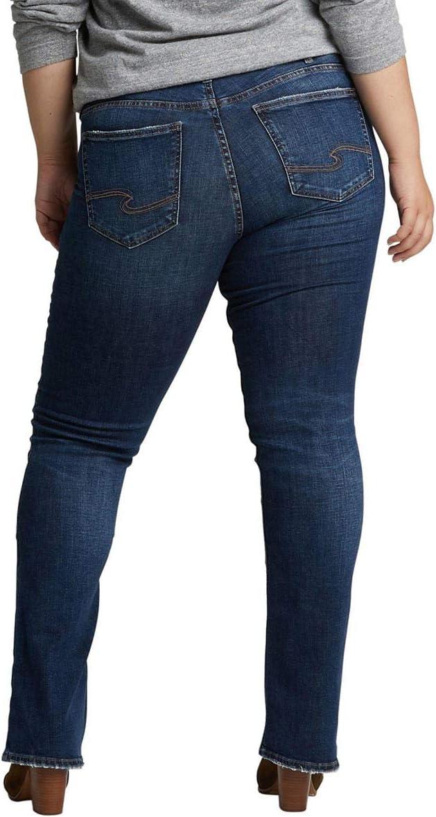 image:imageSilver Jeans Co Womens Plus Size Suki Mid Rise Slim Bootcut JeansVintage Dark Wash